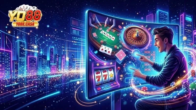 Casino Không Cần Tải: Trải Nghiệm Đẳng Cấp Tại YO88 Năm 2026